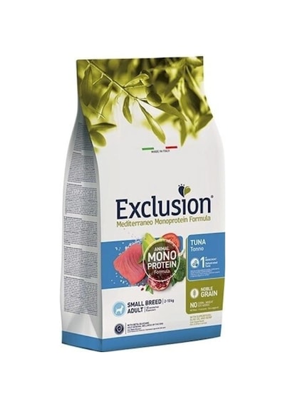Exclusion Monoprotein Ton Balıklı Ve Narlı Düşük Tahıllı Küçük Irk Yetişkin Köpek Maması 2 Kg