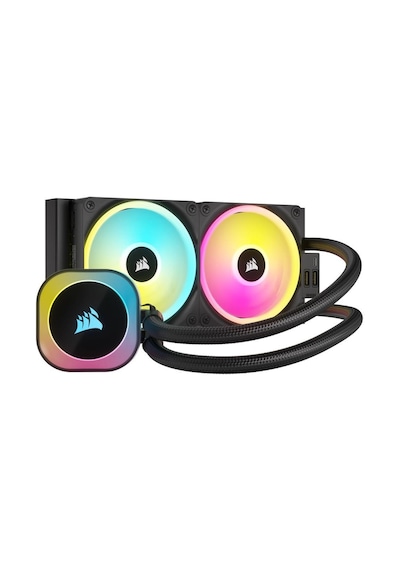 Corsair İcue Lınk H100i Rgb Cw-9061001-ww 240mm Siyah İşlemci Sıvı Soğutucu