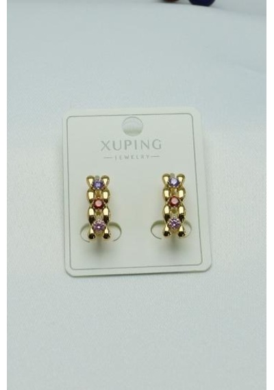 Xuping Rose Altın Kaplama Kararmaz Vip Seri Renkli Taşlı Zincir Rose Gold
