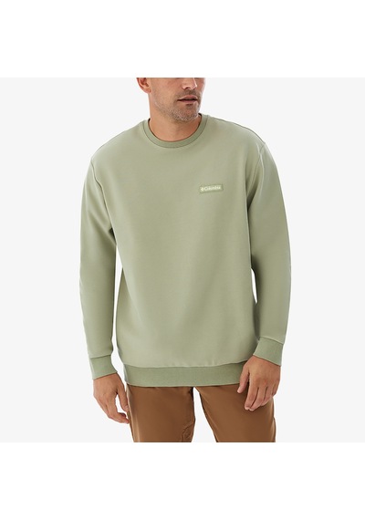 Columbia Cs0382 Csc Gem Label Crewneck Erkek Yeşil Sweatshirt Düz Cs0382348 Yeşil