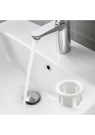 2 Adet Beyaz Lavabo Taşma Yüzüğü Evye Taşma Deliği Kapağı Plastik Gider Aksesuarı Uyumlu Diğer
