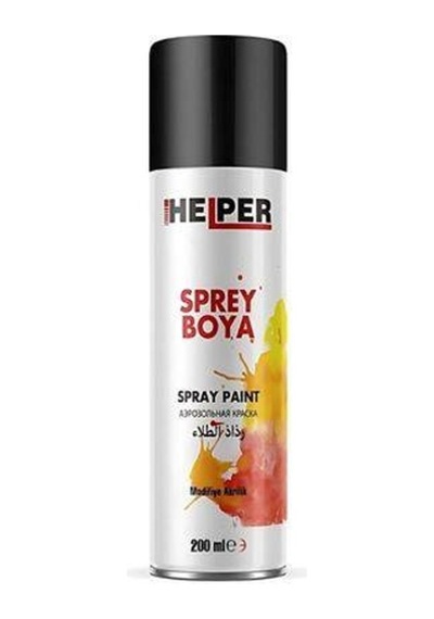 Helper Sprey Boya Ral9005 Parlak Siyah 200 Ml Diğer