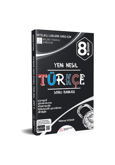 8.Sınıf LGS Yeni Nesil Türkçe Soru Bankası - Mehmet Vicdan - Paragrafın Şifresi