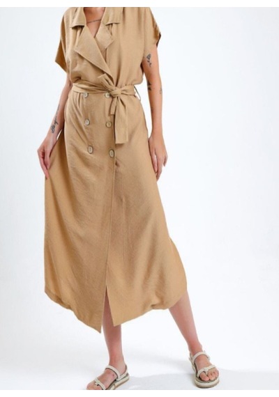 Pasaklı Giyim Kadın Oversize Yeni Camel Bej Ceket Yaka Rahat Uzun Kısa Kollu Keten Ceket Elbise 700-3162451 Pasaklı Giyim Kadın Oversize Yeni Camel Bej Ceket Yaka Rahat Uzun Kısa Kollu Keten Ceket Elbise 700-3162451