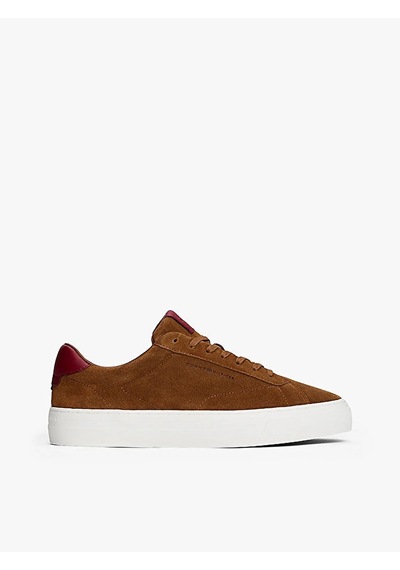 Tommy Hilfiger Premıum Dress Cupsole Suede Erkek Kahverengi Spor Ayakkabı - Fm0fm05573 Tommy Hilfiger Premıum Dress Cupsole Suede Erkek Kahverengi Spor Ayakkabı - Fm0fm05573