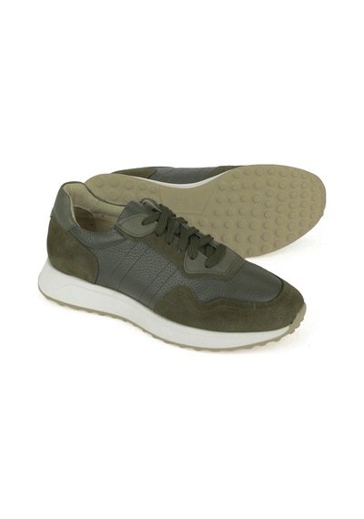 Ziya, Erkek Hakiki Deri Sneaker 1531026z265 Haki 1531026z265 610 Haki