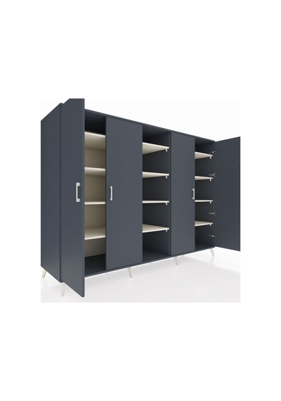 Kronos Dolap 12 Raflı 4 Kapaklı 220x59x163 Antrasit-antrasit/ayta Antrasit-antrasit/aytaşı Kronos Dolap 12 Raflı 4 Kapaklı 220x59x163 Antrasit-antrasit/ayta Antrasit-antrasit/aytaşı