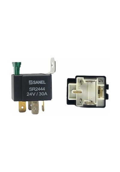 Sanel 24V Röle 4 Uçlu 30 A Sigortalı Ayaklı N11.1173