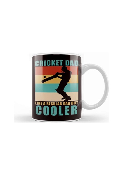Cricket Dad Father Cricketer Bowler Pitch Sports Kupa Bardak Porselen Karışık