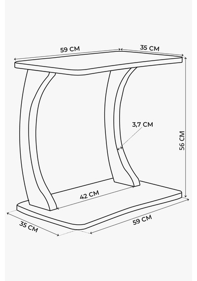 Desk Çalışma Sehpası, Laptop Sehpası, Çift Ayaklı Geniş Yüzey Beyaz Desk Çalışma Sehpası, Laptop Sehpası, Çift Ayaklı Geniş Yüzey Beyaz
