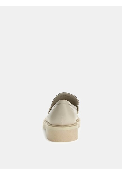 Guess Shuttle Hakiki Deri Kadın Makosen Ayakkabı Flpshulea14 Krem