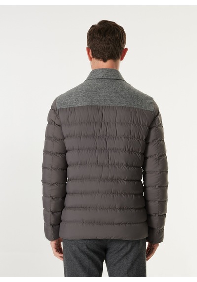 Fabrika Gri Erkek Basic Kapitone Mont F4wm-mnt 2960