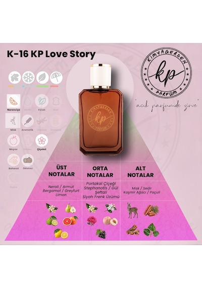 KP K-16 Kadın Parfüm EDP 50 ML
