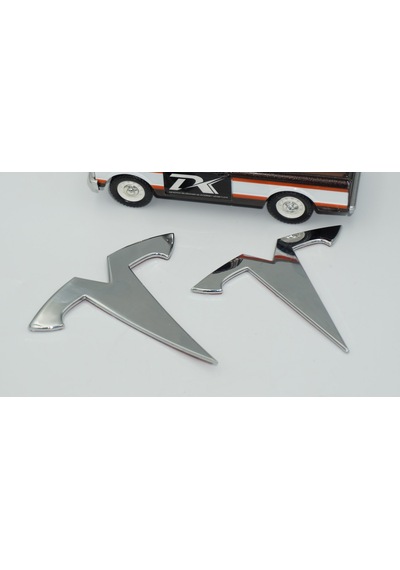 Dk Tuning Tesla Model Y Logo Krom Metal Rozet Amblem Arma Seti Bagaj Arma