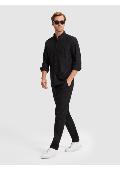 Cacharel Erkek Siyah Pantolon Kanvas-chino 50306386-vr046