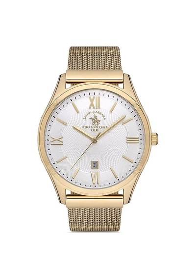 Sb.1.10236.3 Santa Barbara Polo & Racquet Club Kol Saati 45 Mm / Gold Gri