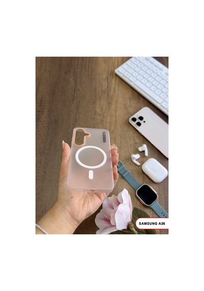 Samsung Galaxy A36 Uyumlu Mat Sert Klein Kılıf Gri