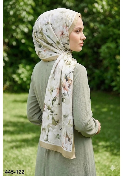Buqle Dijital Desenli Soft Şal 445-122 Çok Renkli