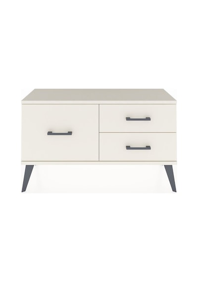 Arges Şifonyer 3 Çekmeceli 88x30x48 Antrasit-aytaşı Aytaşı