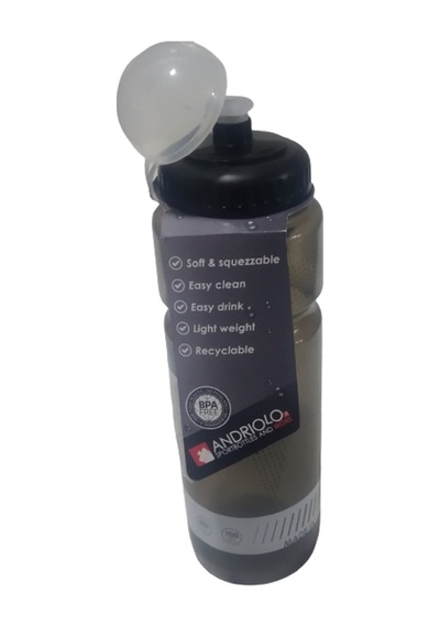 Andriolo 700 Ml Bisiklet Suluk Matara. Siyah. Siyah