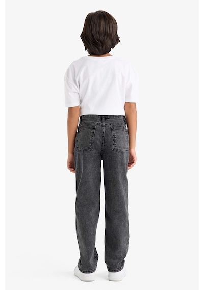 Defacto Erkek Çocuk Straight Fit Düz Paça Jean Pantolon F0454a825aunm36 Antrasit