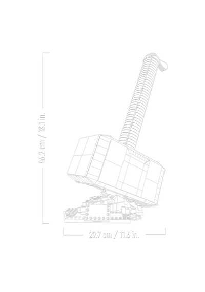 LEGO® Marvel 76209 Thor's Hammer 979 Parça