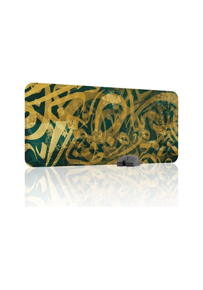 Kaligrafi Kaymaz Dikişli Kauçuk Oyuncu Mousepad V3 - 90x40 Xxl Gaming Mouse Pad Fare Altlığı