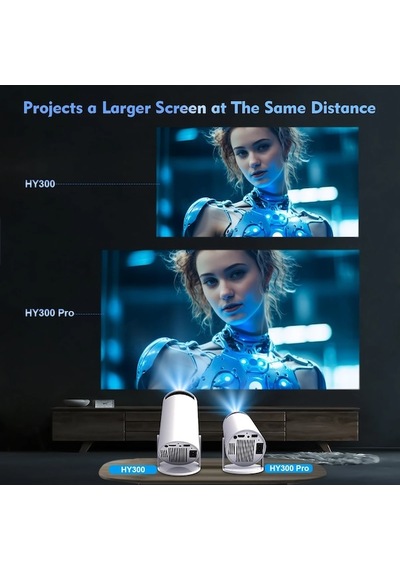 Ambition Projektör Hy300 Pro 4k Android 11 Çift Wifi6 260ansı A
