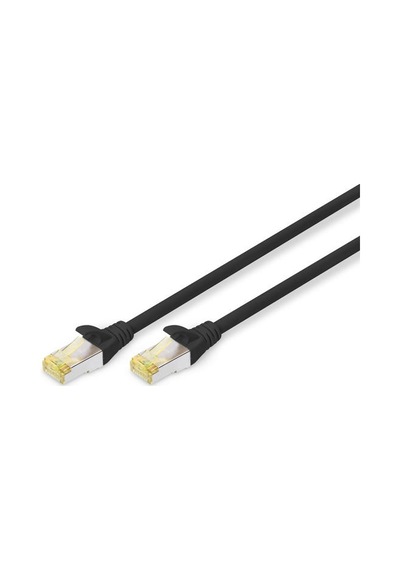 Digitus Dk-1644-a-005/bl 0.50 Mt F-ftp Cat6a Awg 26/7 Lszh Siyah Patch Cord Kablo