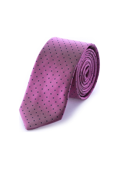 Hatemoğlu Pembe Desenli Klasik Micro Kravat 26181022A001 201 Pembe
