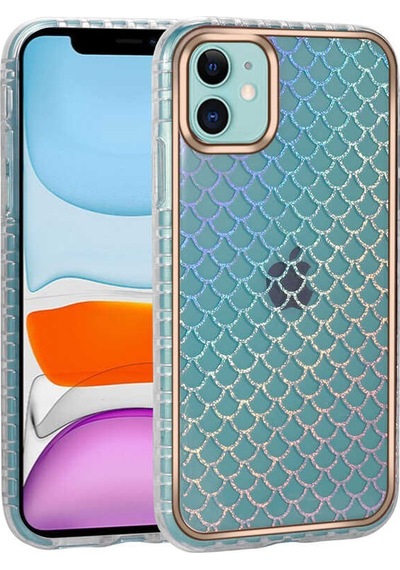 Ardemix Apple Uyumlu iPhone 11 Desenli Parlayan Transparan Avva Kılıf-no9 NO9