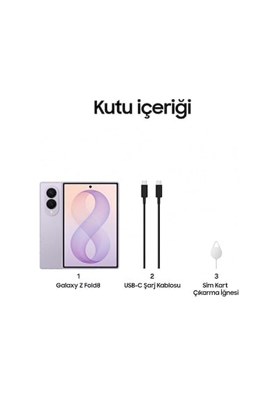 Samsung Galaxy Z Fold8 12 GB 512 GB (Samsung Türkiye Garantili)