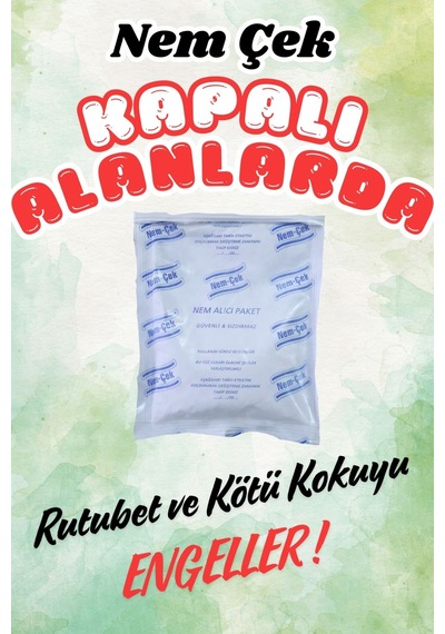 Nemçek Nem Alıcı Tutucu Rutubet Giderici Önleyici Korozyon Önleyici Koku Giderici 250 GR X (2 Paket)