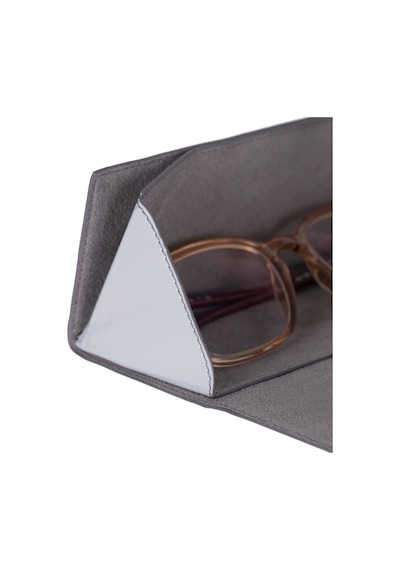 Plm Smart Glass Deri Gözlük Kılıfı H104 Bebek Mavi