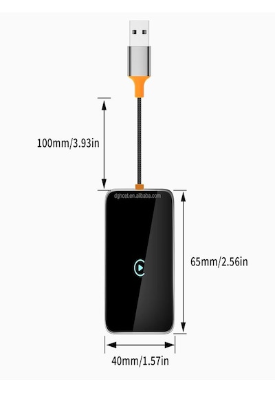 2in1 Usb Type-c Giriş'li Wireless Kablosuz Android Carplay