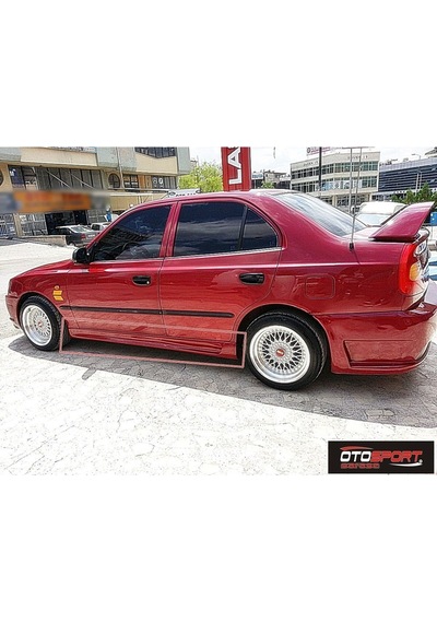 Hyundai Accent Milenyum Delikli Marşpiyel Sağ Sol Takım Fiberglass Boyasız