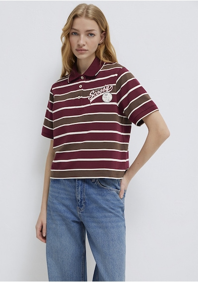 Mavi - Scobby Doo Baskılı Bordo Tişört 1614046-91112 Bordo