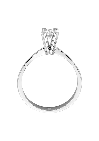 Sirius F Renk 0,26 Ct Pırlanta Kalp Tırnak Tektaş Yüzük 0804R0275