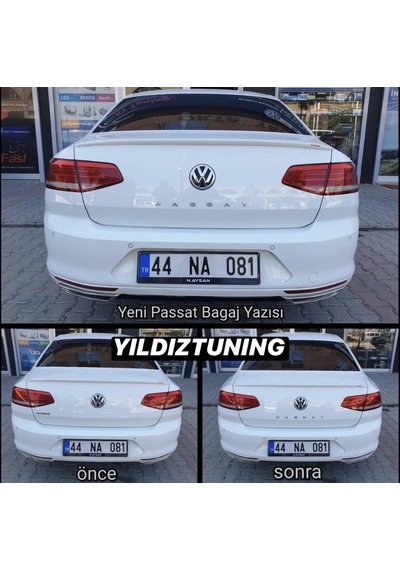Yeni Passat Bagaj Yazısı Oem Siyah