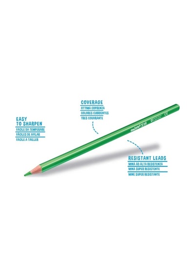 Carioca Tita Maxi 12'li Jumbo Kuru Boya Kalemi / 42789 Karışık