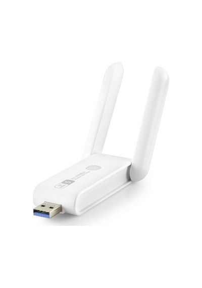 Usb Wifi Adaptör Ac650 Dual Band - Beyaz Uac27db