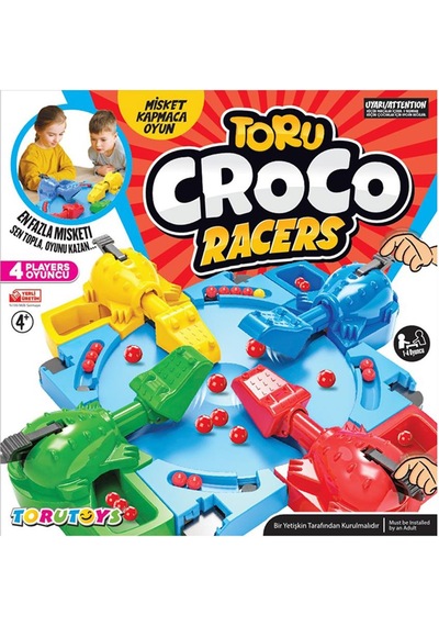 Toru Croco Misket Kapmaca Eğlenceli Aile Kutu Oyunu