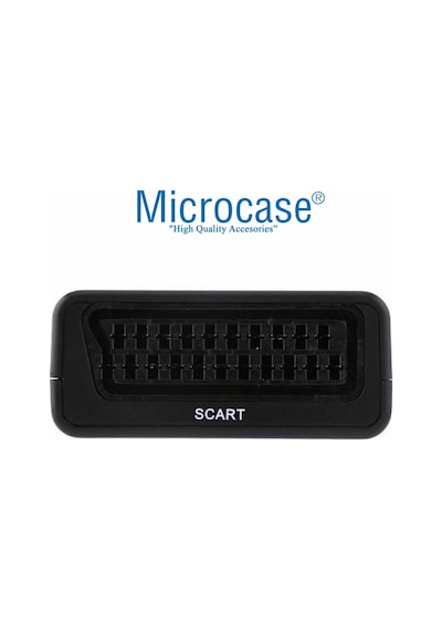 Microcase Scart To Hdmı Dönüştürücü Adaptör Siyah - Al2621