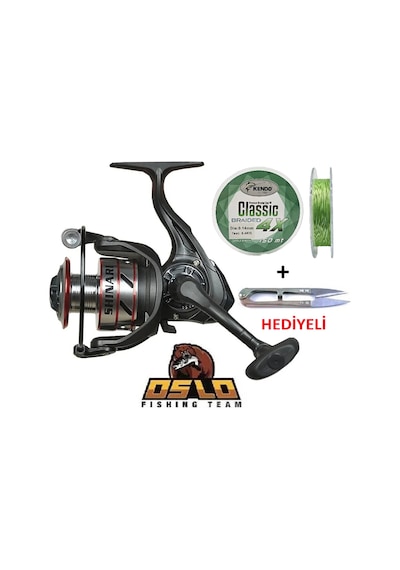 Shınarı Avalon 4000 2+1 Bilye İp Misina Sarılı Spin Olta Makinesi