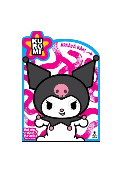 Kuromi Baştan Sona Maskeli Çıkartmalı Boyama