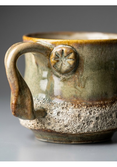 2 Li Terra El Yapımı Stoneware Fincan Açık Bej