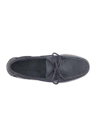 Sebago Docksides Portland Crazy Horse Erkek Deri Ayakkabı Mavi Mavi - Lacivert