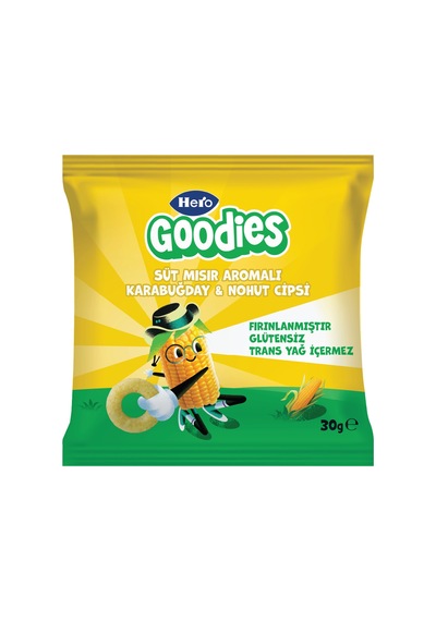 Hero Goodies Süt Mısırlı Cips 8 x 30 G