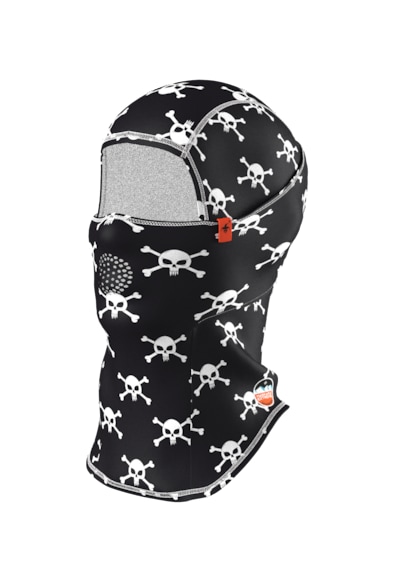 Pro Balaklava, Baskılı, Su İtici Özellikli Dwr Snowboard, Kayak, Motosiklet, Bisiklet Kar Maskesi Siyah - Beyaz