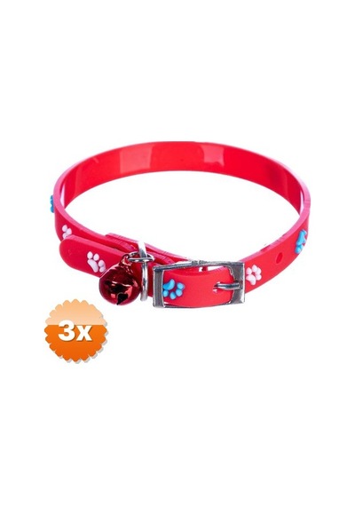 3 Adet Ayarlanabilir Silikon Kedi Tasması Diğer